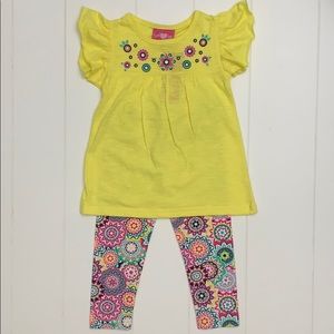 Flutter Sleeve Floral Set